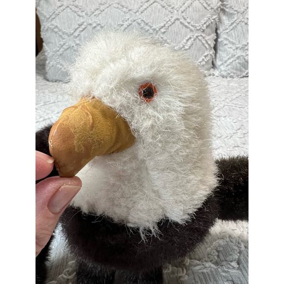 Furry Folk Puppet Folkmanis Bald Eagle Plush Made in USA - Picture 4 of 14